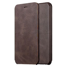 Leather Case Stands Flip Cover L04 for Apple iPhone 6 Brown