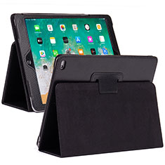 Leather Case Stands Flip Cover L04 Holder for Apple iPad 10.2 (2019) Black