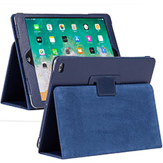 Leather Case Stands Flip Cover L04 Holder for Apple iPad 10.2 (2019) Blue