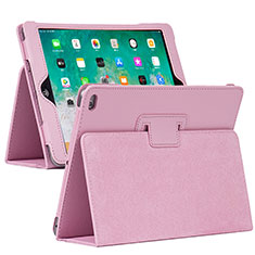 Leather Case Stands Flip Cover L04 Holder for Apple iPad 10.2 (2021) Pink