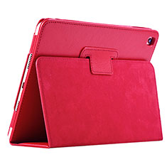 Leather Case Stands Flip Cover L04 Holder for Apple iPad 10.2 (2021) Red