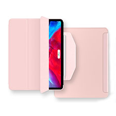 Leather Case Stands Flip Cover L04 Holder for Apple iPad Air 5 10.9 (2022) Pink