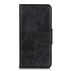 Leather Case Stands Flip Cover L04 Holder for Oppo A91 Black