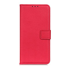 Leather Case Stands Flip Cover L04 Holder for Realme V5 5G Red