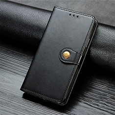 Leather Case Stands Flip Cover L04 Holder for Samsung Galaxy A31 Black