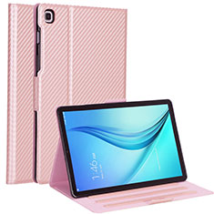 Leather Case Stands Flip Cover L04 Holder for Samsung Galaxy Tab S5e Wi-Fi 10.5 SM-T720 Rose Gold