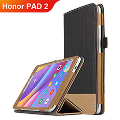 Leather Case Stands Flip Cover L05 for Huawei Honor Pad 2 Black