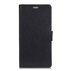 Leather Case Stands Flip Cover L05 Holder for Asus Zenfone Max Plus M1 ZB570TL Black