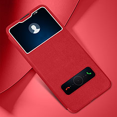 Leather Case Stands Flip Cover L05 Holder for Huawei Honor Play4 Pro 5G Red