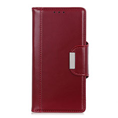 Leather Case Stands Flip Cover L05 Holder for Huawei Honor Play4T Pro Red