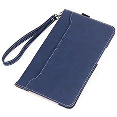 Leather Case Stands Flip Cover L05 Holder for Huawei MatePad Blue