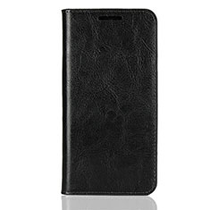 Leather Case Stands Flip Cover L05 Holder for Huawei Nova 3e Black