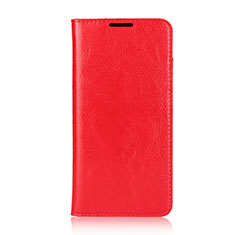 Leather Case Stands Flip Cover L05 Holder for Huawei P30 Lite XL Red