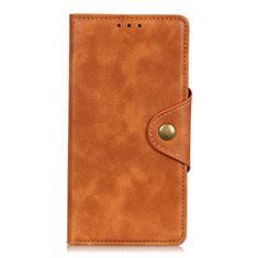 Leather Case Stands Flip Cover L05 Holder for Realme 6 Pro Orange
