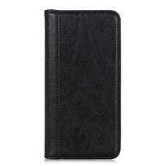 Leather Case Stands Flip Cover L05 Holder for Realme Q2 5G Black