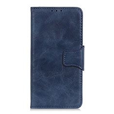 Leather Case Stands Flip Cover L05 Holder for Samsung Galaxy A11 Blue