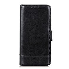 Leather Case Stands Flip Cover L05 Holder for Samsung Galaxy M01 Core Black