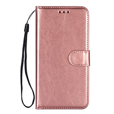 Leather Case Stands Flip Cover L05 Holder for Samsung Galaxy S20 Ultra 5G Rose Gold