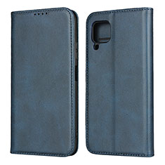 Leather Case Stands Flip Cover L06 Holder for Huawei Nova 6 SE Blue