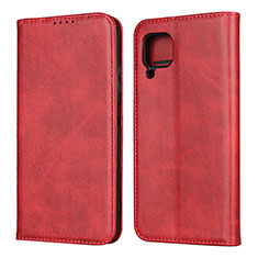 Leather Case Stands Flip Cover L06 Holder for Huawei Nova 7i Red