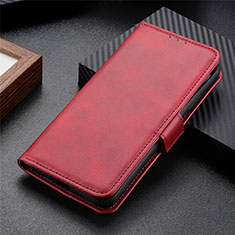 Leather Case Stands Flip Cover L06 Holder for Huawei Nova 8 SE 5G Red