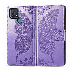 Leather Case Stands Flip Cover L06 Holder for Oppo A35 Clove Purple