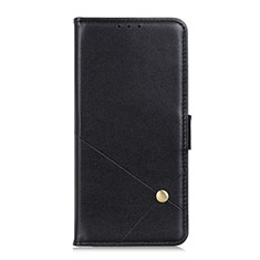 Leather Case Stands Flip Cover L06 Holder for Realme Q2 5G Black