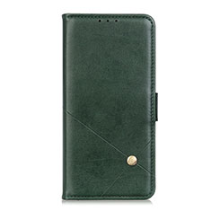 Leather Case Stands Flip Cover L06 Holder for Realme Q2 5G Green