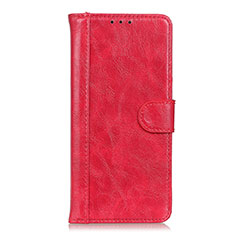 Leather Case Stands Flip Cover L06 Holder for Xiaomi Mi 10T 5G Red