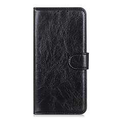 Leather Case Stands Flip Cover L06 Holder for Xiaomi Poco M2 Black