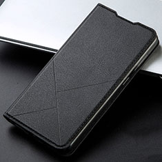 Leather Case Stands Flip Cover L06 Holder for Xiaomi Poco X2 Black