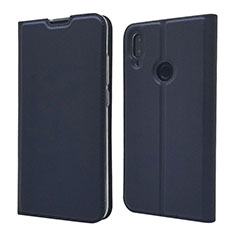 Leather Case Stands Flip Cover L06 Holder for Xiaomi Redmi Note 7 Pro Blue