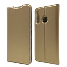 Leather Case Stands Flip Cover L07 Holder for Huawei Nova 4e Gold