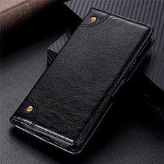 Leather Case Stands Flip Cover L07 Holder for Oppo A11s Black