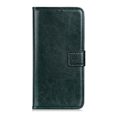 Leather Case Stands Flip Cover L07 Holder for Realme V15 5G Green