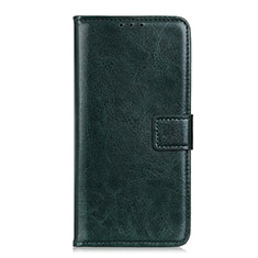Leather Case Stands Flip Cover L07 Holder for Realme X7 5G Green