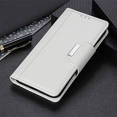 Leather Case Stands Flip Cover L07 Holder for Samsung Galaxy A11 White