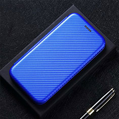 Leather Case Stands Flip Cover L07 Holder for Xiaomi Mi 11 Lite 4G Blue