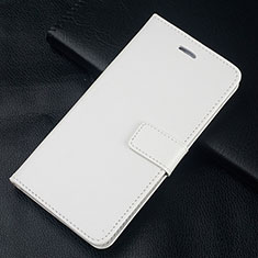 Leather Case Stands Flip Cover L08 Holder for Huawei Honor 10 Lite White