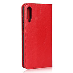 Leather Case Stands Flip Cover L08 Holder for Huawei P Smart Pro (2019) Red