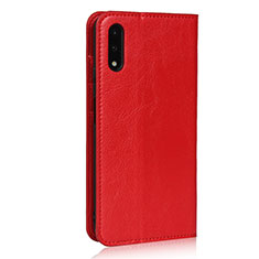 Leather Case Stands Flip Cover L08 Holder for Huawei P Smart Z (2019) Red