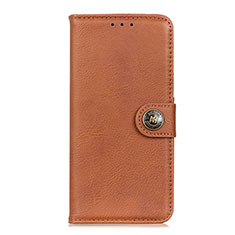 Leather Case Stands Flip Cover L08 Holder for Samsung Galaxy S20 Lite 5G Orange