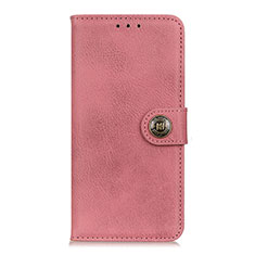 Leather Case Stands Flip Cover L08 Holder for Samsung Galaxy S20 Lite 5G Pink
