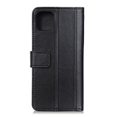 Leather Case Stands Flip Cover L09 Holder for Samsung Galaxy A71 4G A715 Black