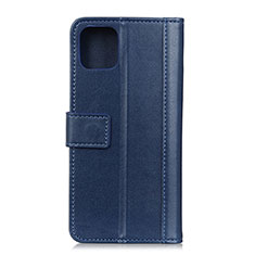 Leather Case Stands Flip Cover L09 Holder for Samsung Galaxy A71 4G A715 Blue