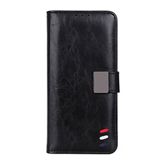 Leather Case Stands Flip Cover L10 Holder for Realme Q2 5G Black