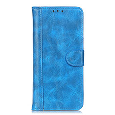 Leather Case Stands Flip Cover L10 Holder for Realme X7 5G Sky Blue