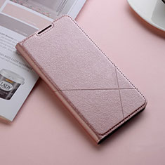 Leather Case Stands Flip Cover L11 Holder for Huawei Honor 10 Lite Rose Gold