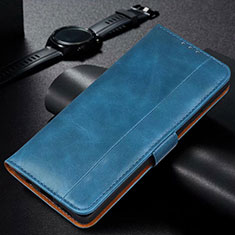 Leather Case Stands Flip Cover L11 Holder for Huawei Honor 9C Blue