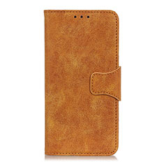 Leather Case Stands Flip Cover L11 Holder for Huawei Nova 6 SE Orange